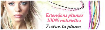 Extensions plumes 100% naturelles
